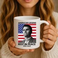 Charlie Kirk American Legend Rest In Peace Coffee Mug thumb 3