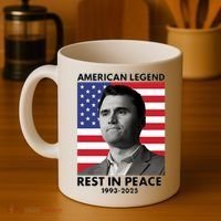 Charlie Kirk American Legend Rest In Peace Coffee Mug thumb 4