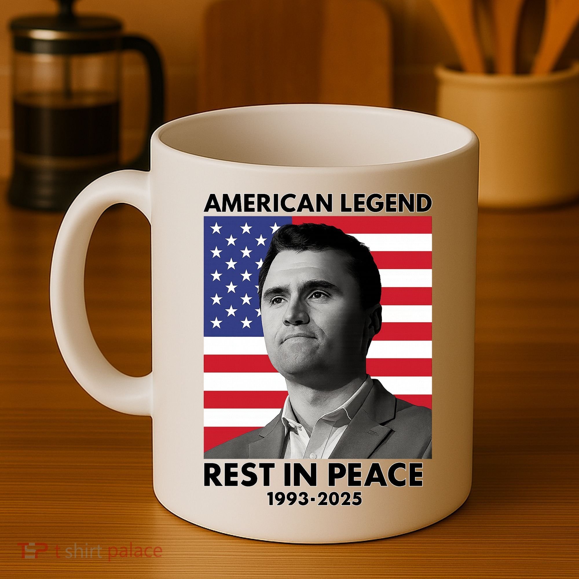 Charlie Kirk American Legend Rest In Peace Coffee Mug