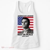 Charlie Kirk American Legend Rest In Peace Women's Tank Top thumb 0