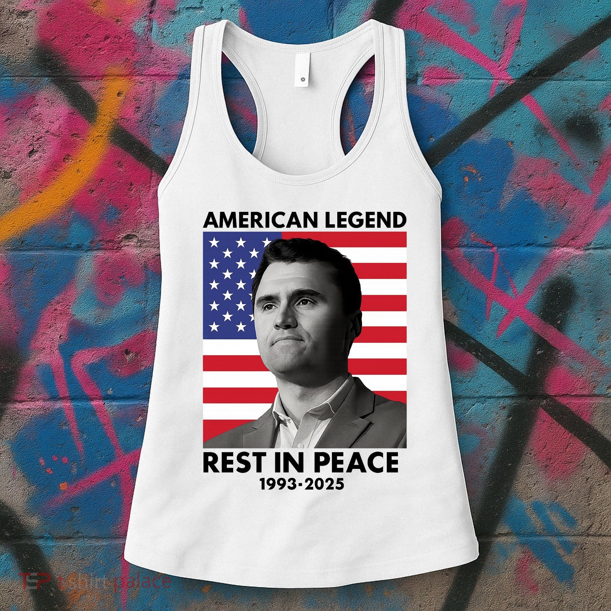 Charlie Kirk American Legend Rest In Peace Women's Tank Top