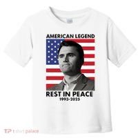 Charlie Kirk American Legend Rest In Peace Toddler T-Shirt thumb 0