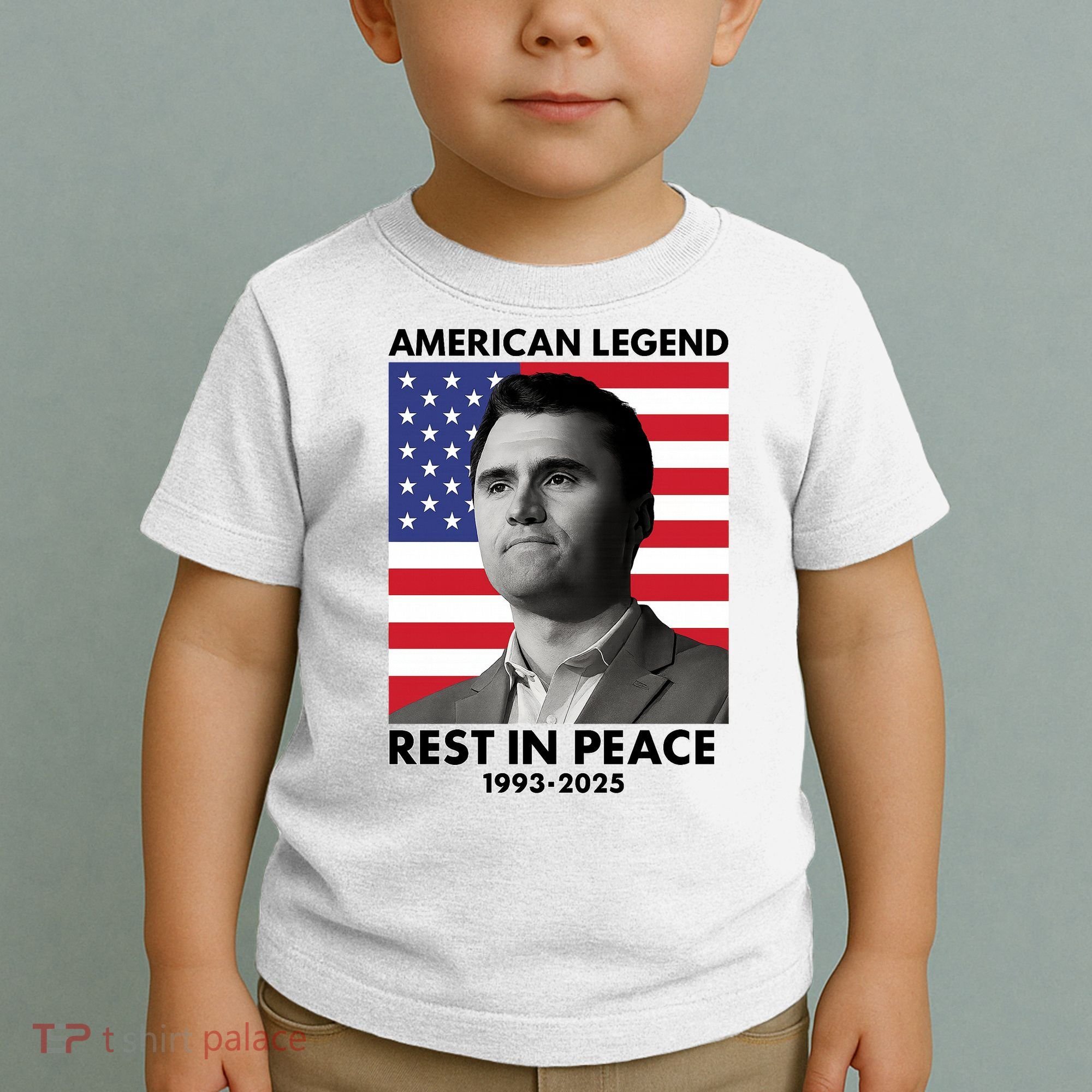 Charlie Kirk American Legend Rest In Peace Toddler T-Shirt