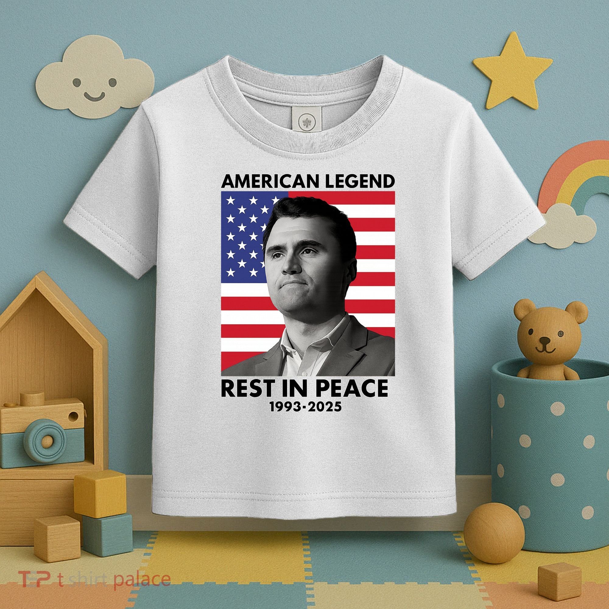 Charlie Kirk American Legend Rest In Peace Toddler T-Shirt