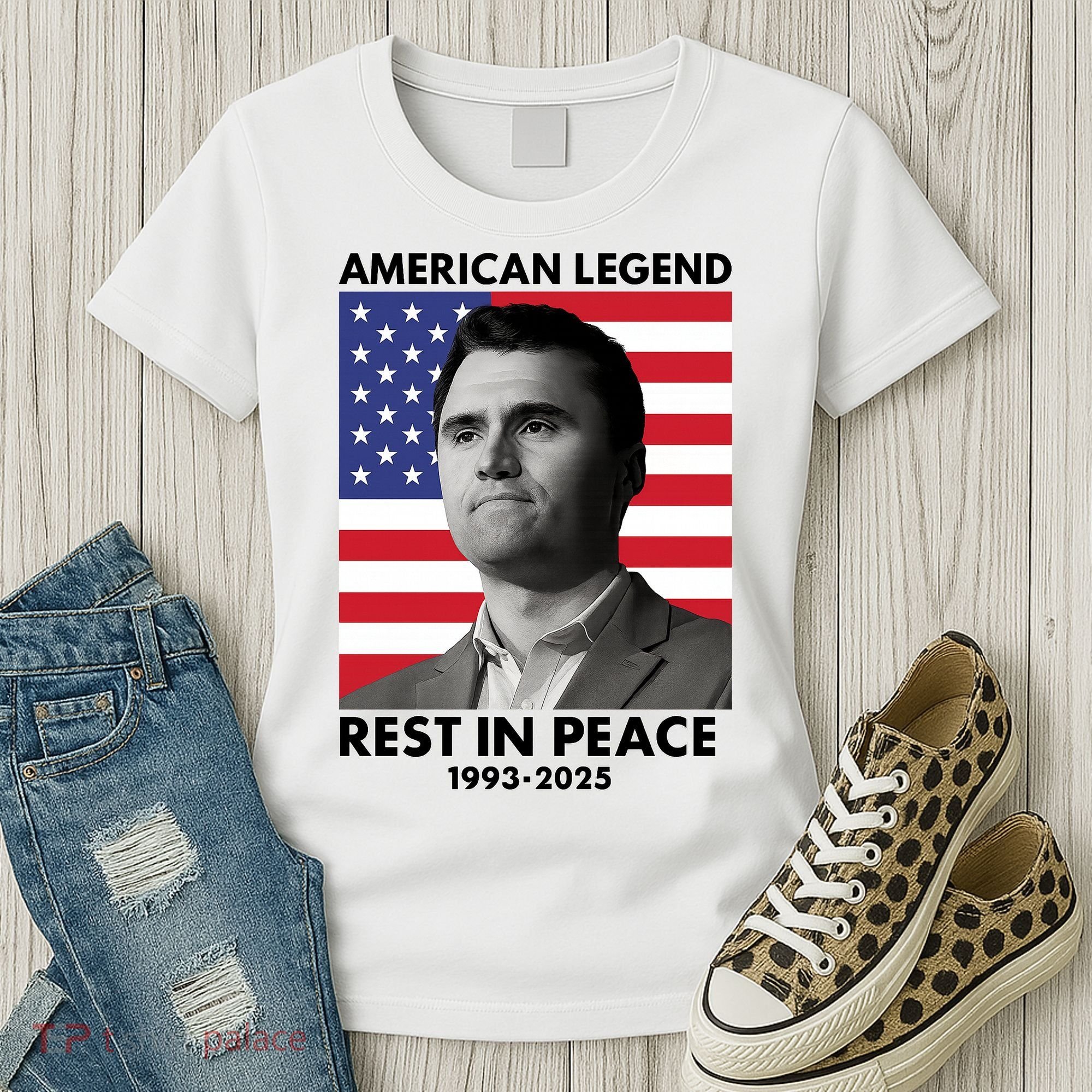 Charlie Kirk American Legend Rest In Peace Women's T-Shirt