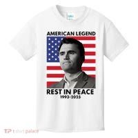Charlie Kirk American Legend Rest In Peace Kids T-Shirt thumb 0