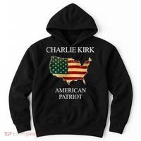 Charlie Kirk American Patriot Political Conservative Fan Hoodie thumb 0