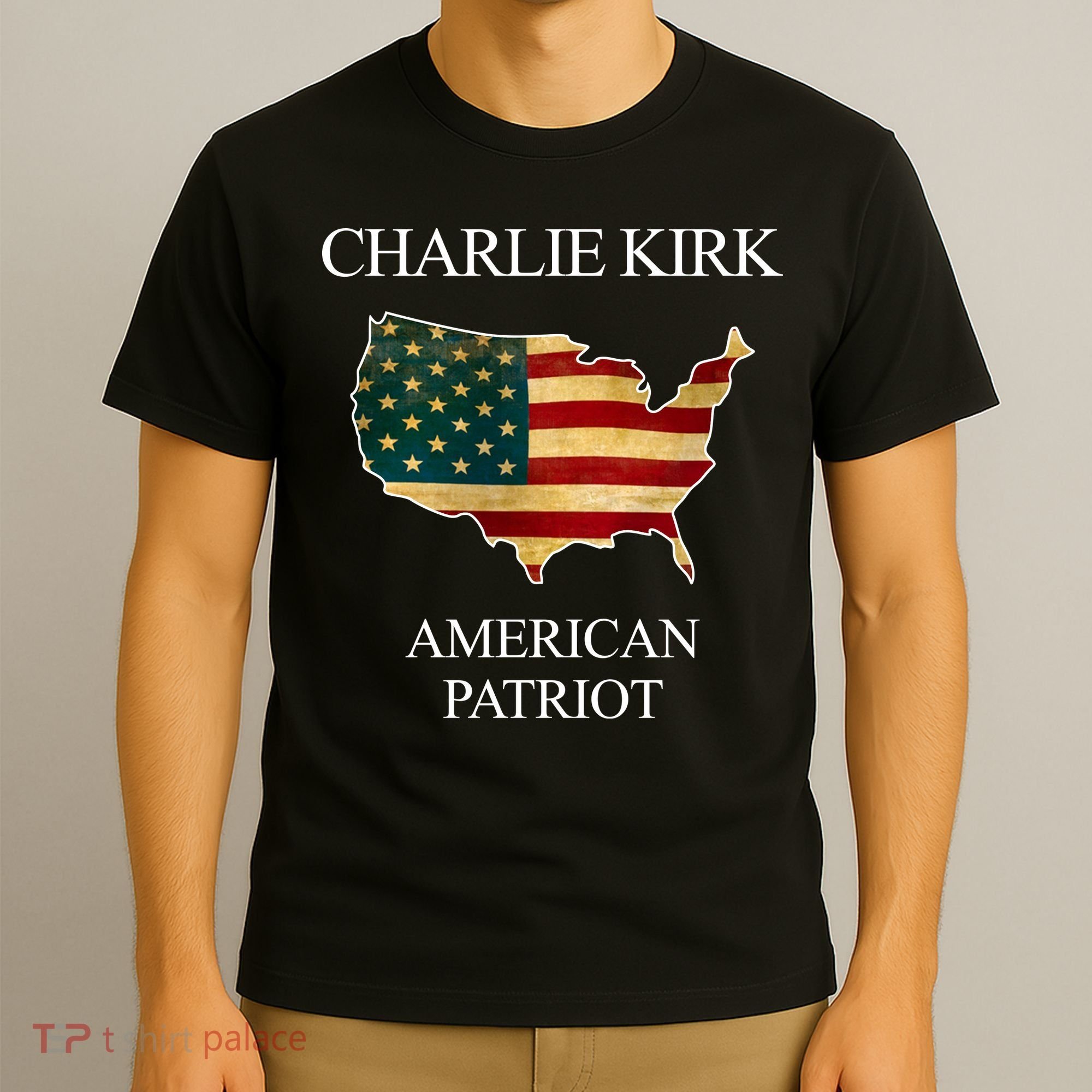 Charlie Kirk American Patriot Political Conservative Fan T-Shirt