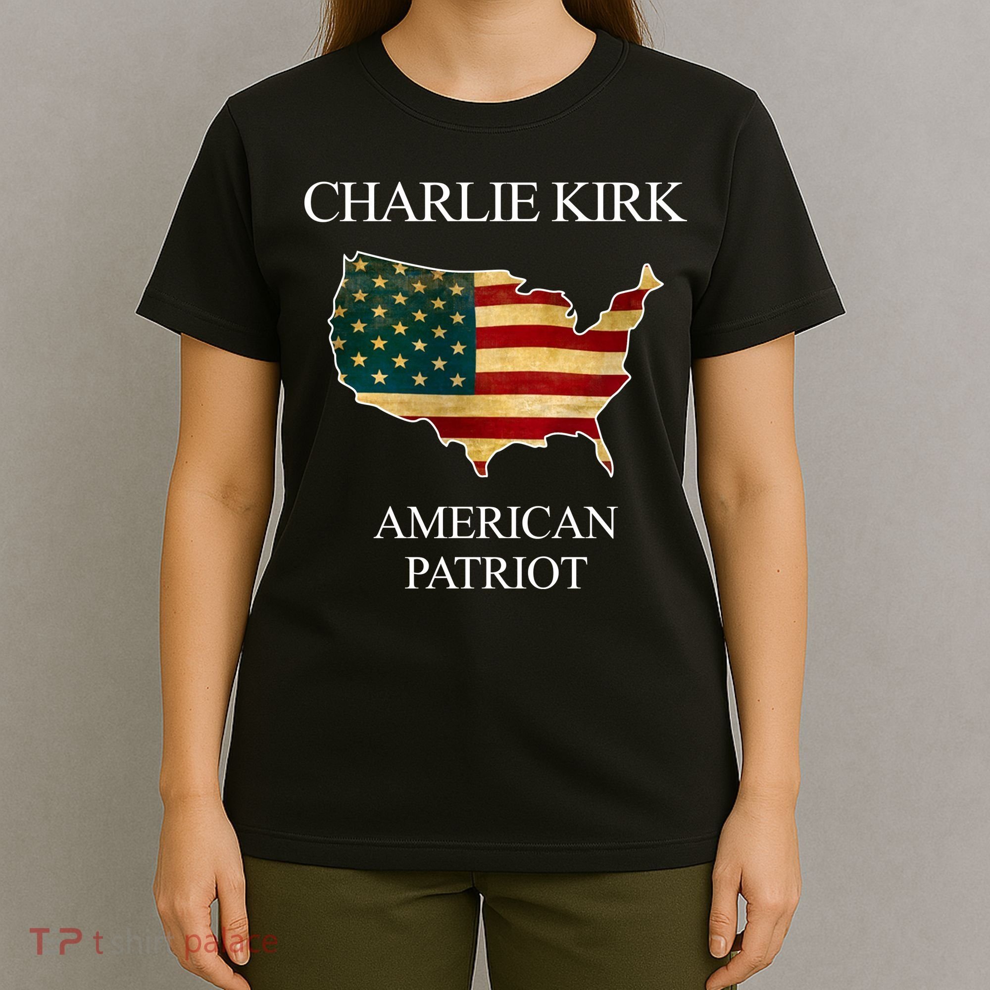 Charlie Kirk American Patriot Political Conservative Fan T-Shirt