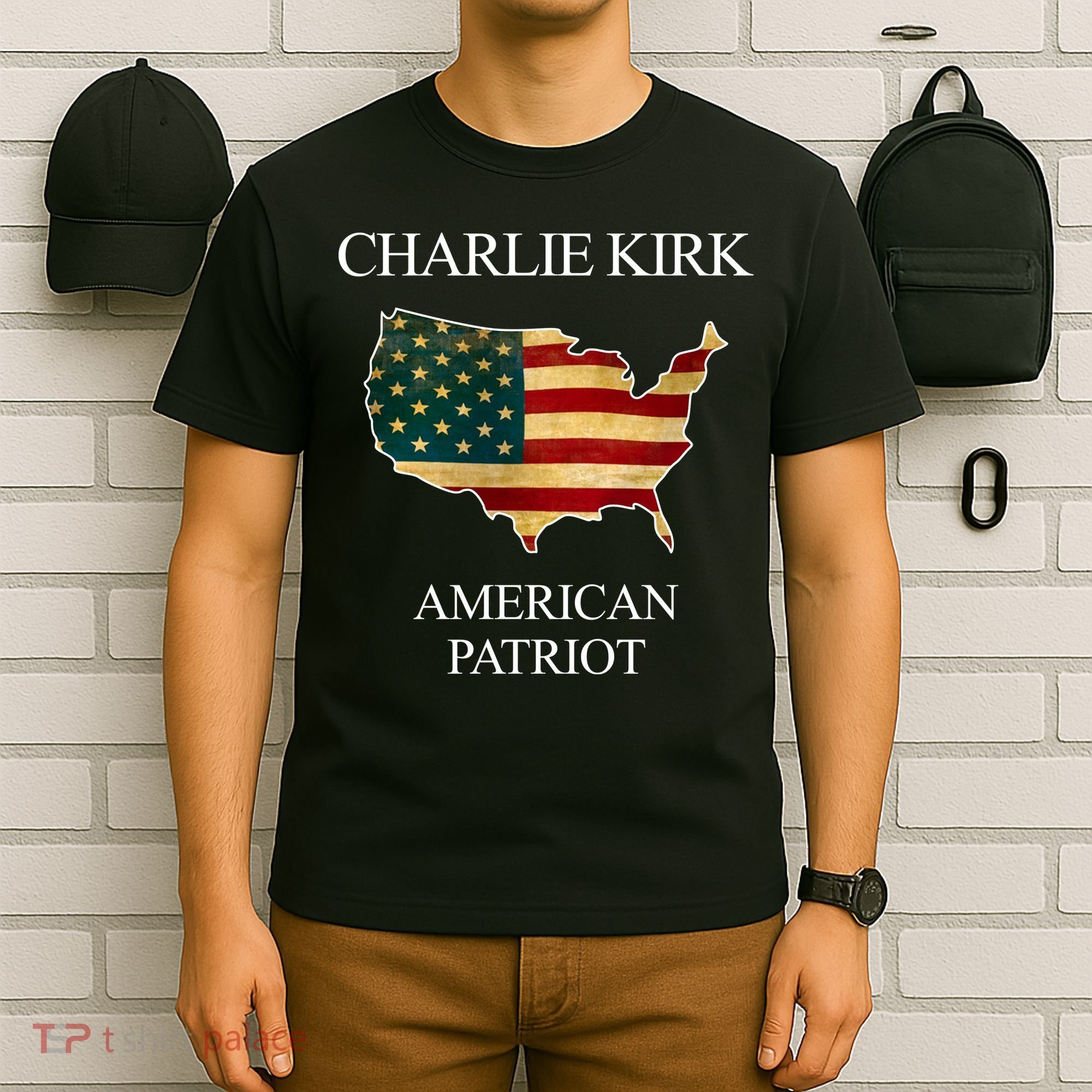 Charlie Kirk American Patriot Political Conservative Fan T-Shirt