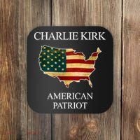 Charlie Kirk American Patriot Political Conservative Fan Coaster thumb 0