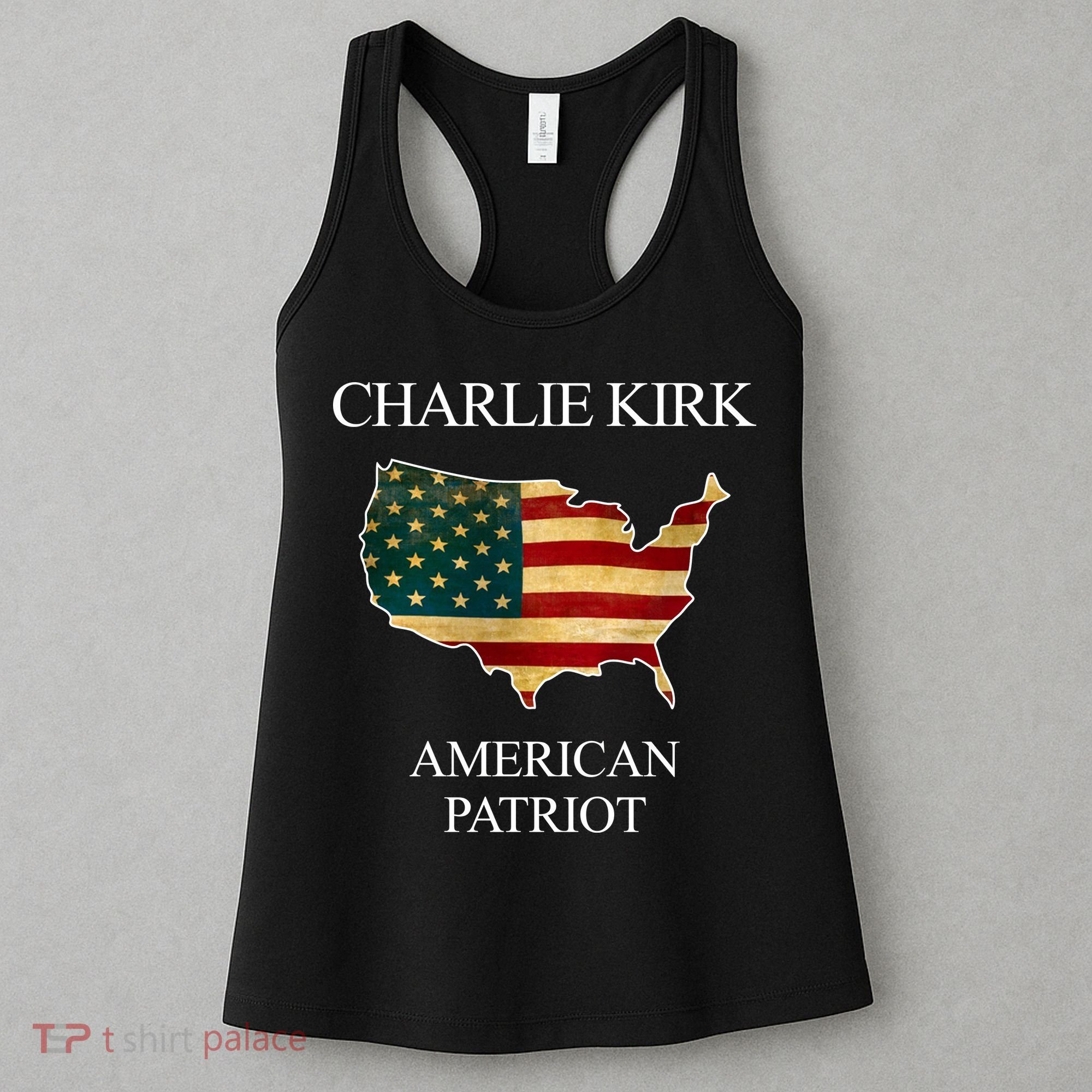 Charlie Kirk American Patriot Political Conservative Fan Women's Tank Top