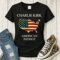 Charlie Kirk American Patriot Political Conservative Fan Women's T-Shirt thumb 3