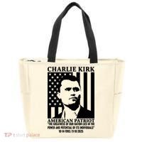 Charlie Kirk American Patriot 1993-2025 Tote Bag thumb 0