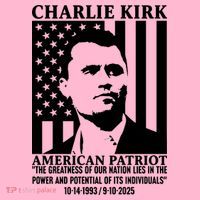 Charlie Kirk American Patriot 1993-2025 Coaster thumb 2