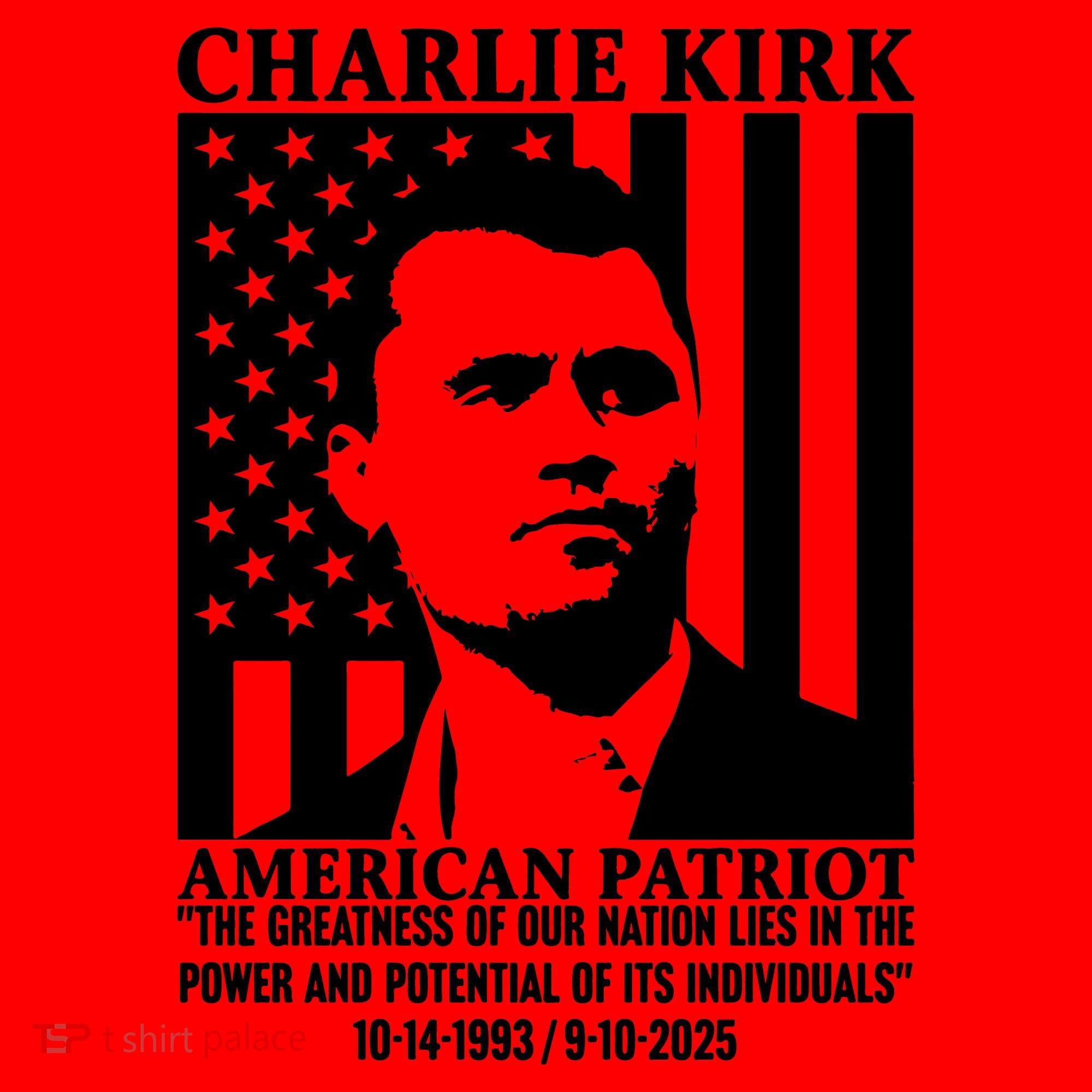 Charlie Kirk American Patriot 1993-2025 Santa Hat