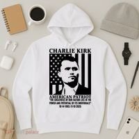 Charlie Kirk American Patriot 1993-2025 Hoodie thumb 3