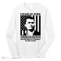 Charlie Kirk American Patriot 1993-2025 Long Sleeve Shirt thumb 0