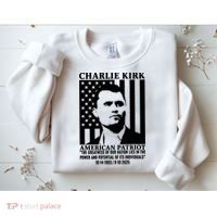 Charlie Kirk American Patriot 1993-2025 Sweatshirt thumb 2