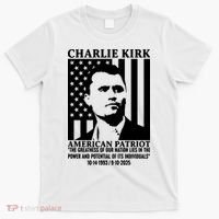 Charlie Kirk American Patriot 1993-2025 T-Shirt thumb 0