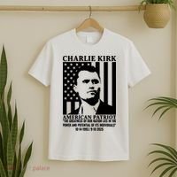 Charlie Kirk American Patriot 1993-2025 T-Shirt thumb 2