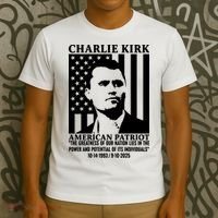 Charlie Kirk American Patriot 1993-2025 T-Shirt thumb 3