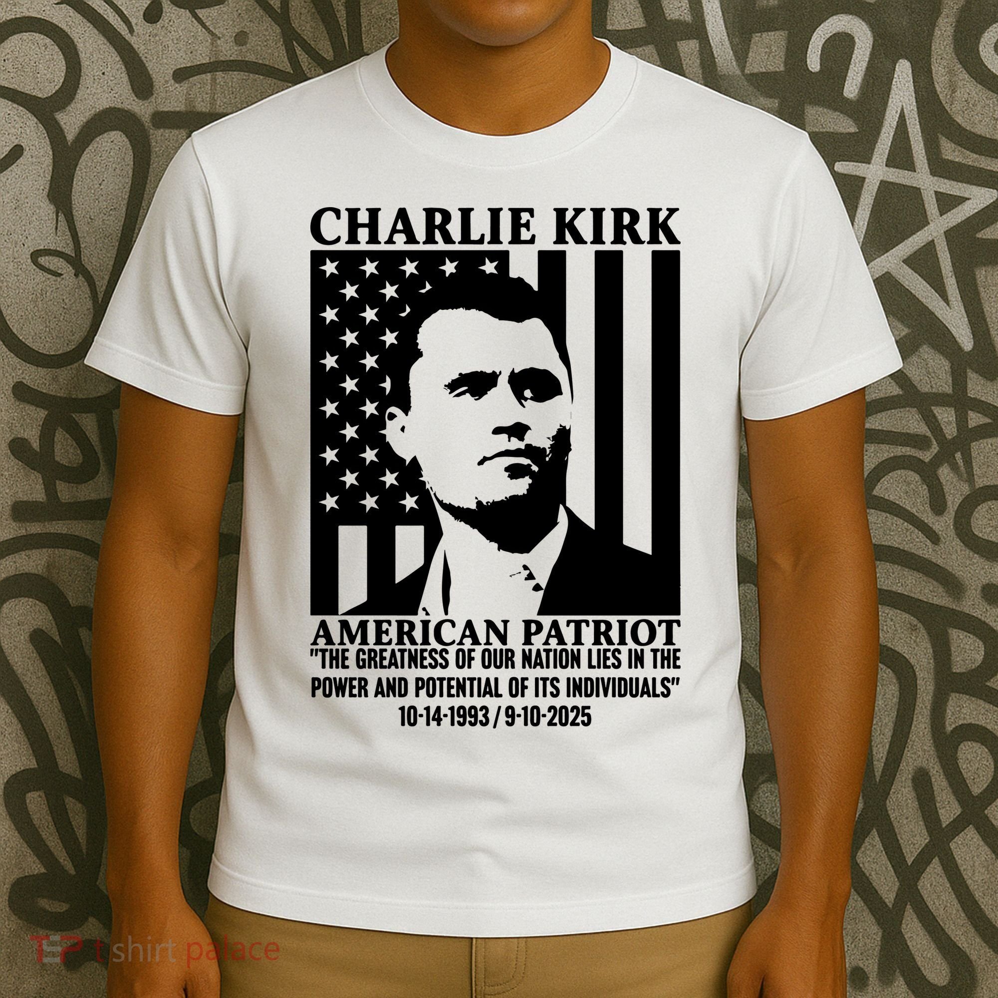 Charlie Kirk American Patriot 1993-2025 T-Shirt