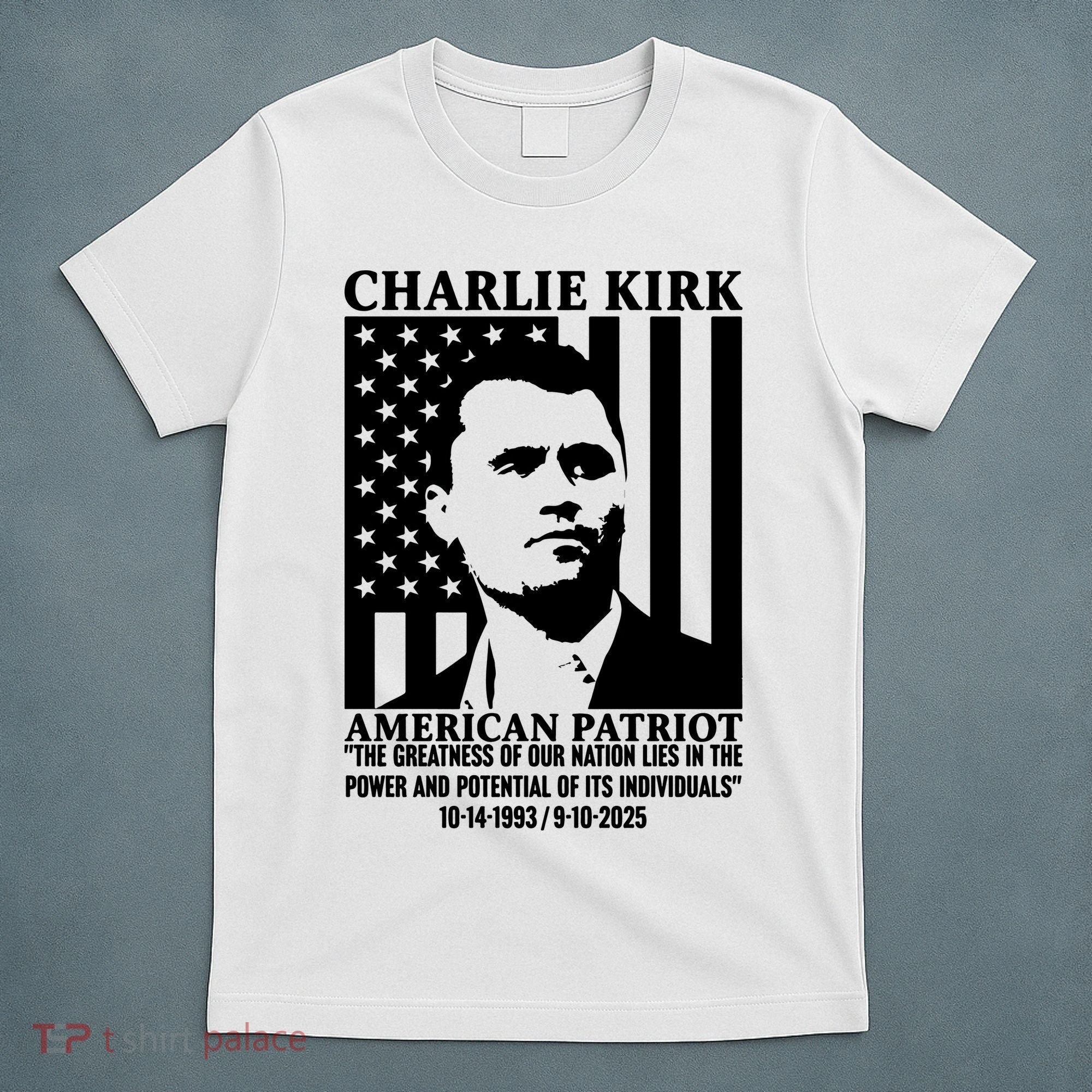 Charlie Kirk American Patriot 1993-2025 T-Shirt