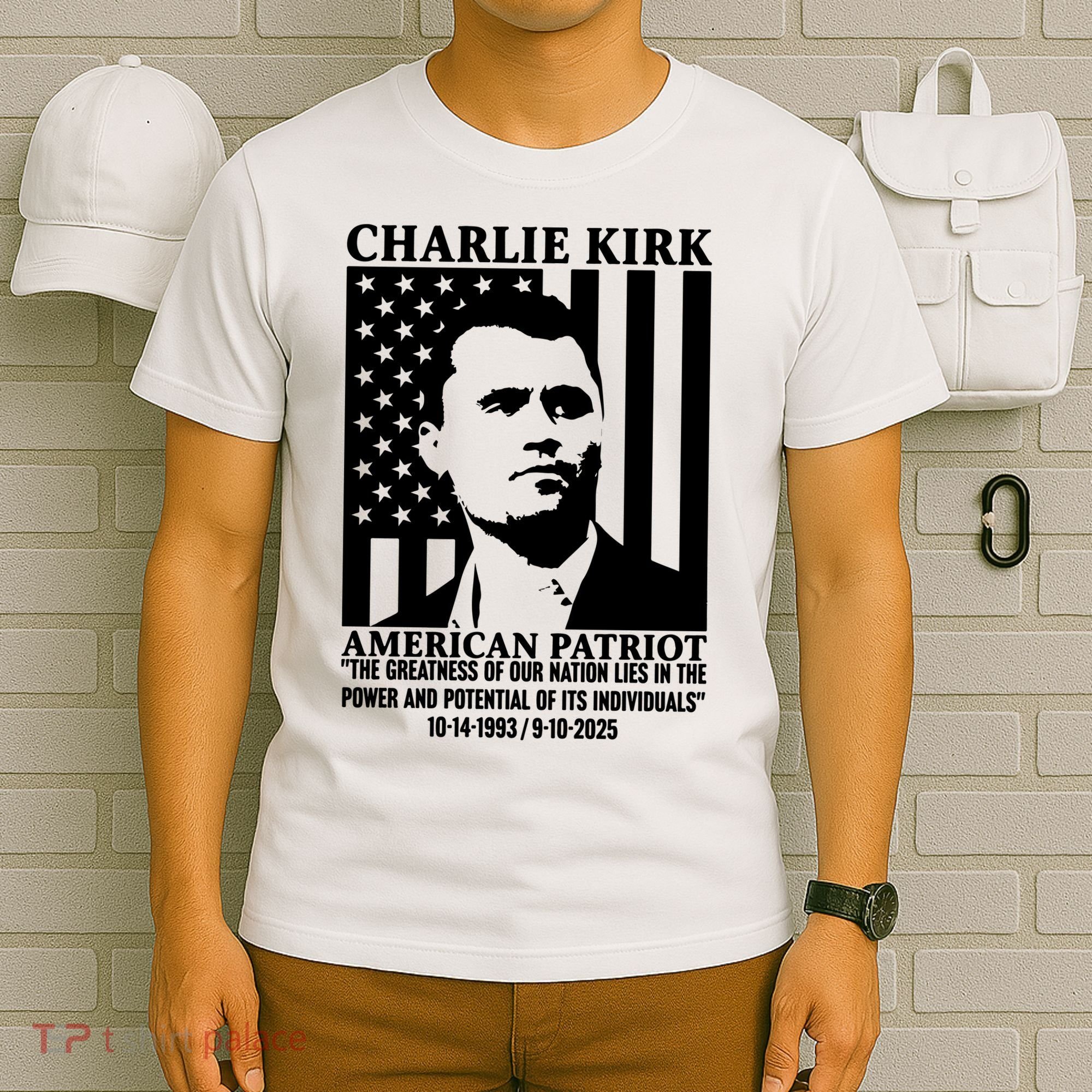 Charlie Kirk American Patriot 1993-2025 T-Shirt