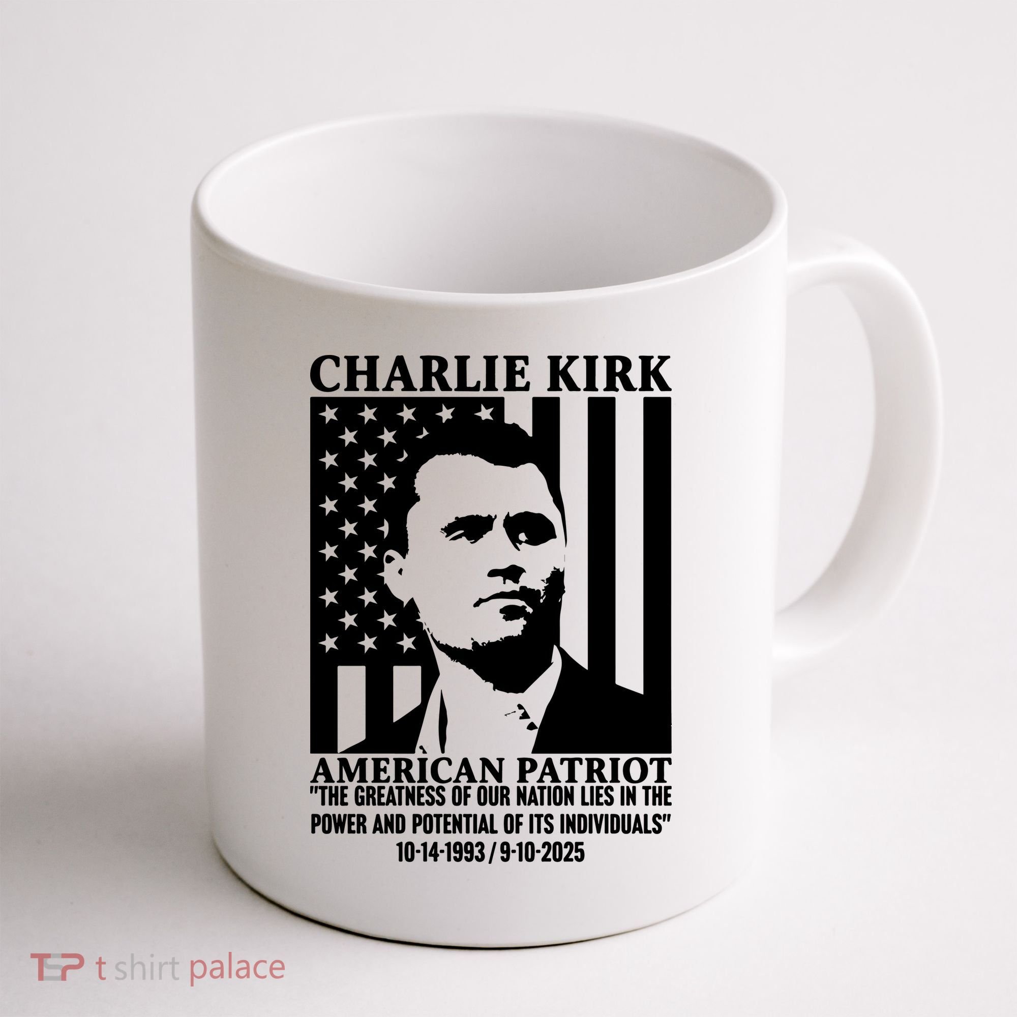 Charlie Kirk American Patriot 1993-2025 Coffee Mug