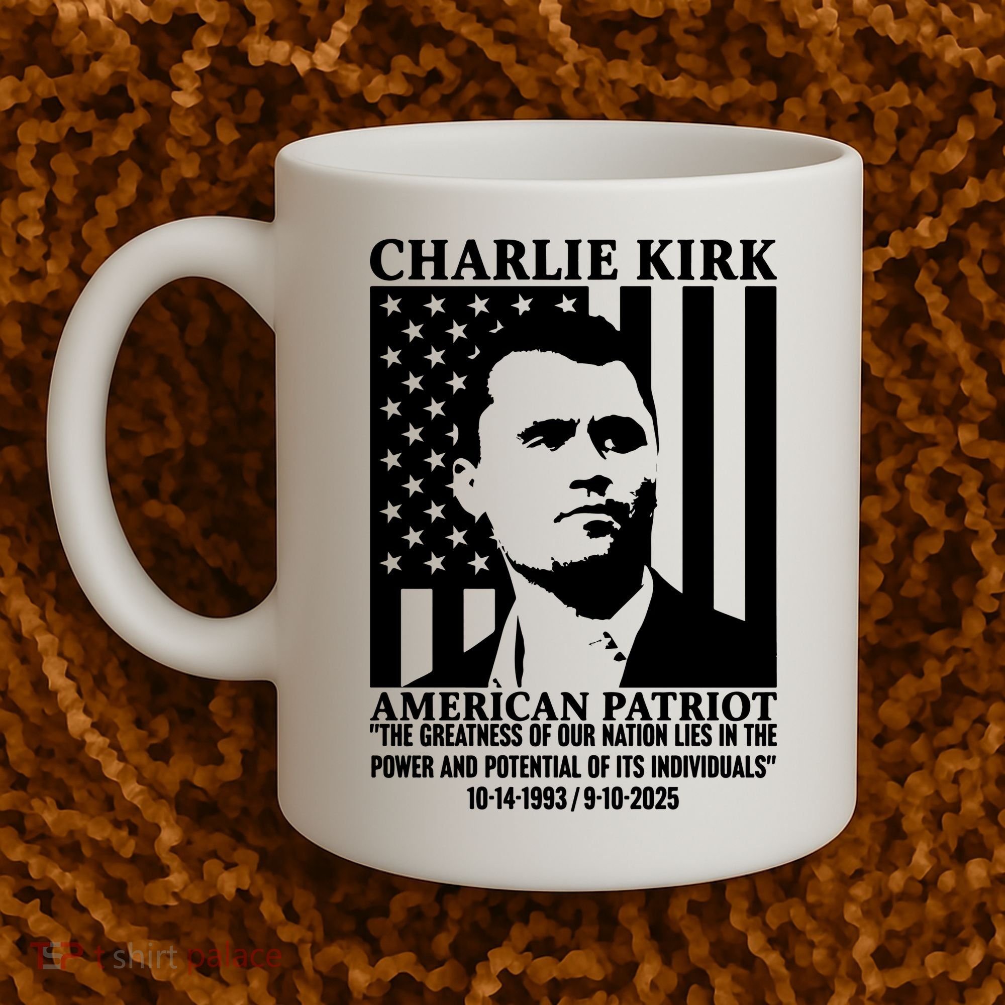 Charlie Kirk American Patriot 1993-2025 Coffee Mug