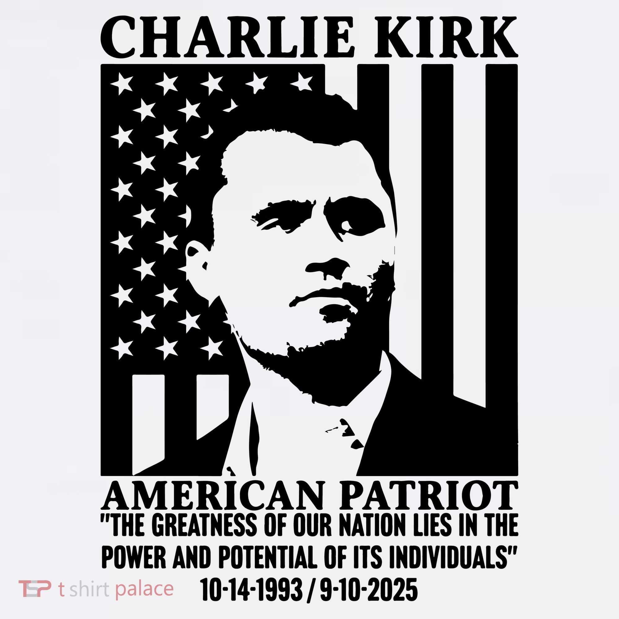 Charlie Kirk American Patriot 1993-2025 Women's Hoodie