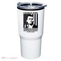 Charlie Kirk American Patriot 1993-2025 Tumbler thumb 0