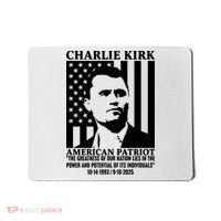 Charlie Kirk American Patriot 1993-2025 Mousepad thumb 0