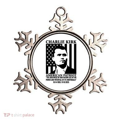 Charlie Kirk American Patriot 1993-2025 Ornament