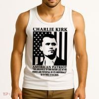 Charlie Kirk American Patriot 1993-2025 Tank Top thumb 3