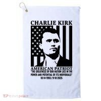 Charlie Kirk American Patriot 1993-2025 Golf Towel thumb 0