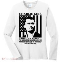 Charlie Kirk American Patriot 1993-2025 Women's Long Sleeve Shirt thumb 0