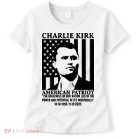 Charlie Kirk American Patriot 1993-2025 Women's T-Shirt thumb 0
