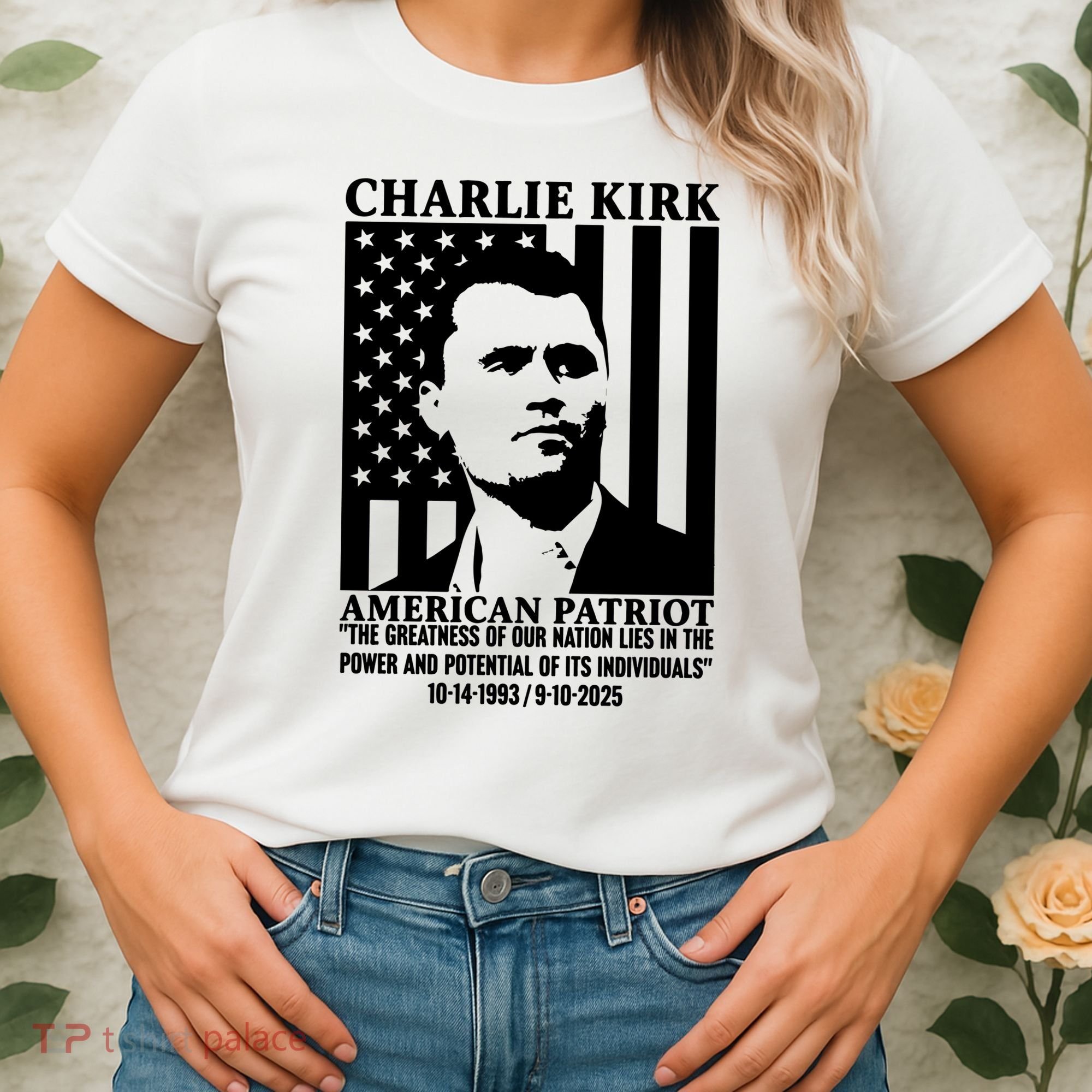 Charlie Kirk American Patriot 1993-2025 Women's T-Shirt