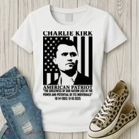 Charlie Kirk American Patriot 1993-2025 Women's T-Shirt thumb 3