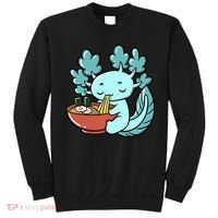 Cute Kawaii Anime Axolotl Japanese Ramen Noodles Sweatshirt thumb 0
