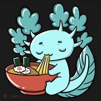 Cute Kawaii Anime Axolotl Japanese Ramen Noodles Tank Top thumb 6
