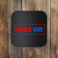 Charlie Kirk American Patriot Hero Coaster thumb 0