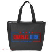 Charlie Kirk American Patriot Hero Tote Bag thumb 0