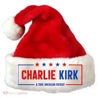 Charlie Kirk American Patriot Hero Santa Hat thumb 0