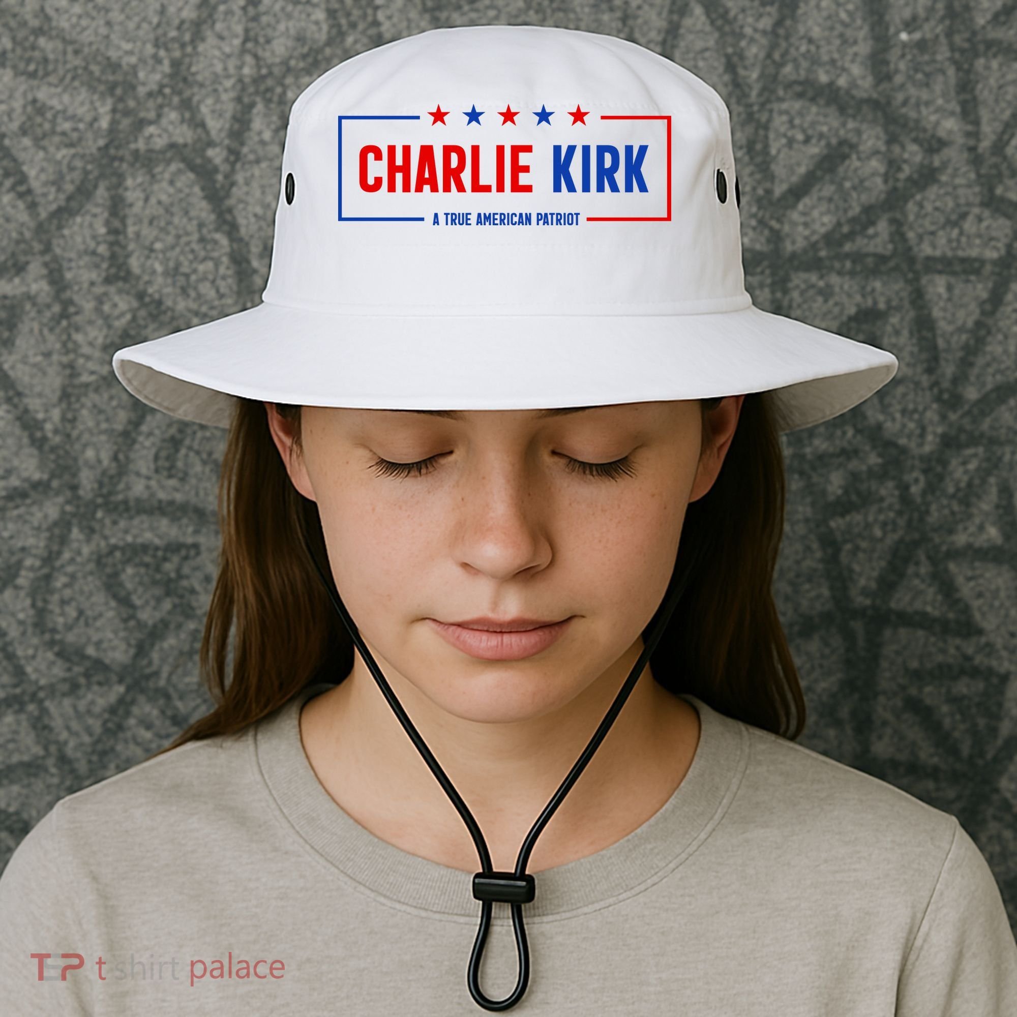 Charlie Kirk American Patriot Hero Bucket Hat