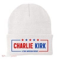 Charlie Kirk American Patriot Hero Beanie thumb 0