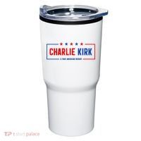 Charlie Kirk American Patriot Hero Tumbler thumb 0