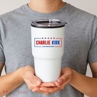 Charlie Kirk American Patriot Hero Tumbler thumb 2